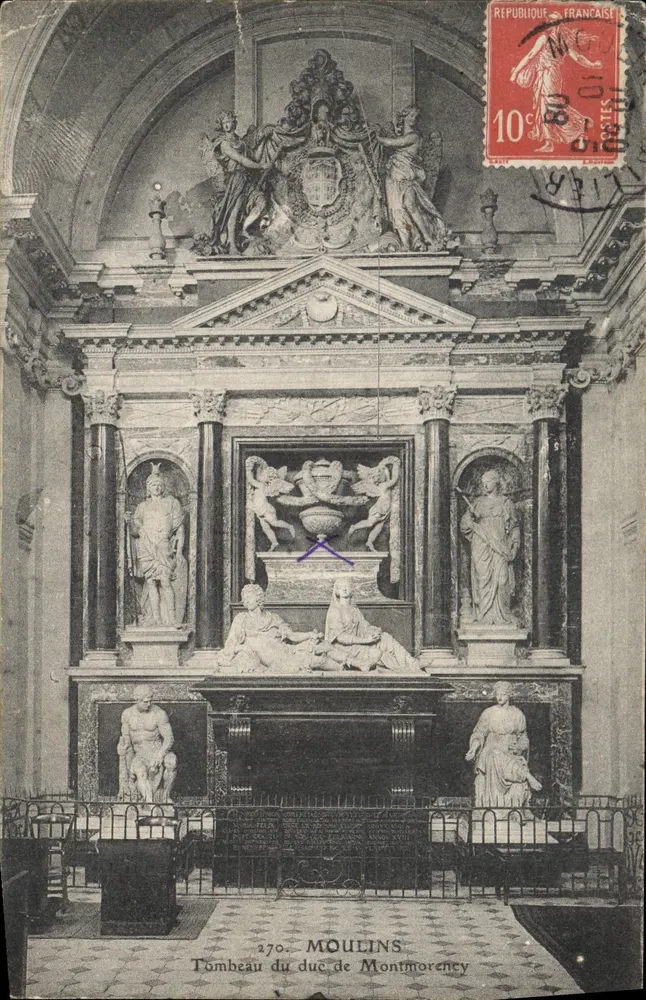 Tombeau du duc de Montmorency — Moulins — éditeur anonyme, n° 270 - Recto