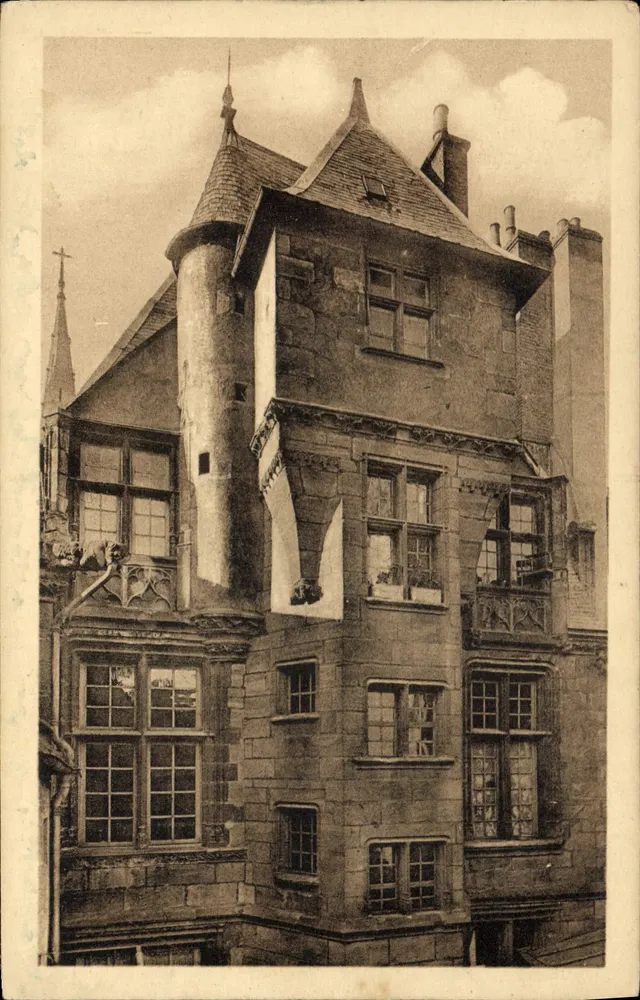 Moulin - Le Doyenné — Rue François Péron, n°24 — Collection du Syndicat d'Initiative Bourbonnais - Recto