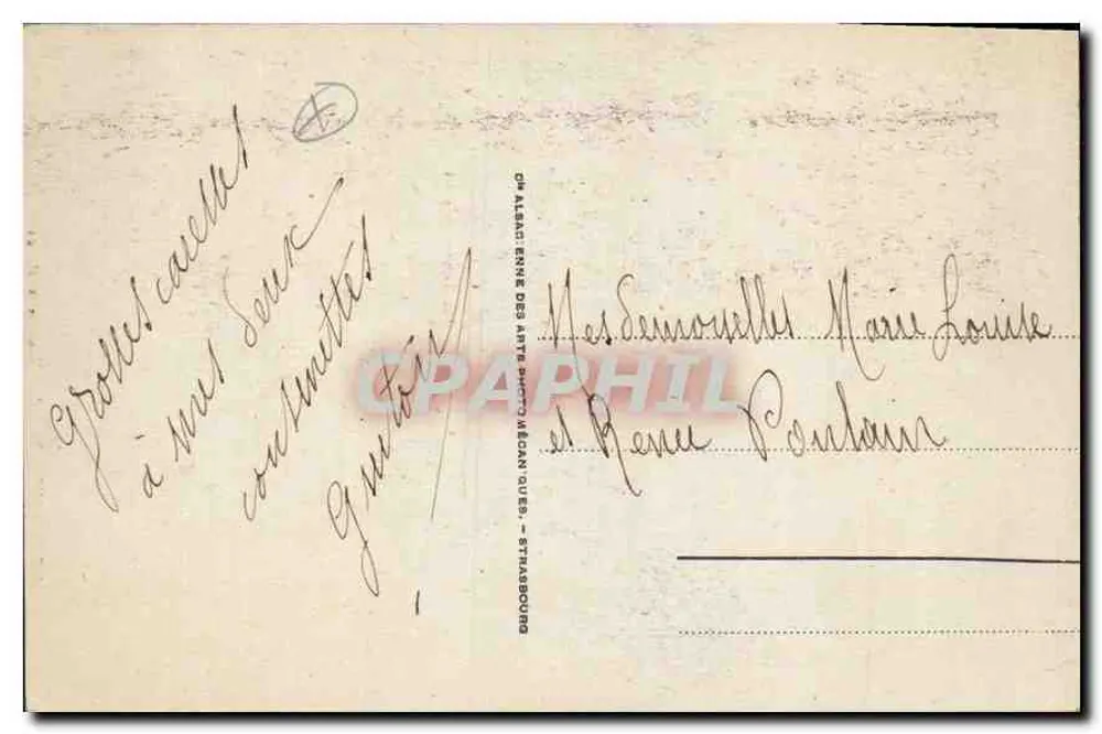 Vichy - Nos Novos Parques — editor Ch. Alsace, Strasbourg, n° 107 - Verso