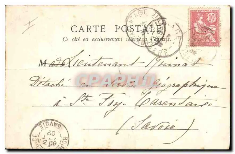 Um canto do Parque — Castelo de Hyères perto de Grenoble — B.F. Paris - Verso