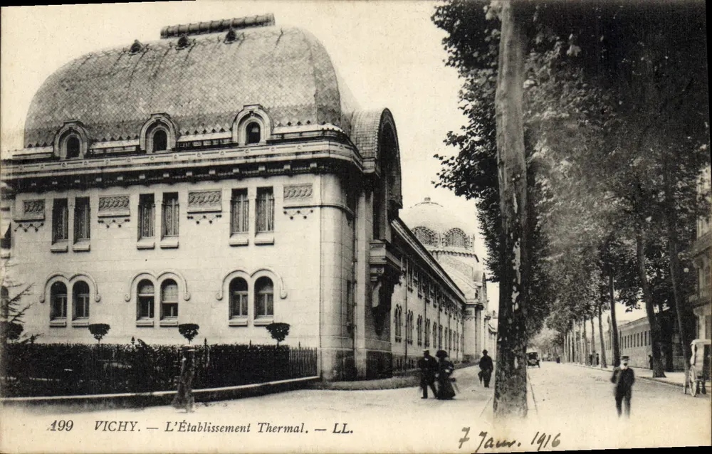 Vichy — O Estabelecimento Termal — LL. N°199 - Frente