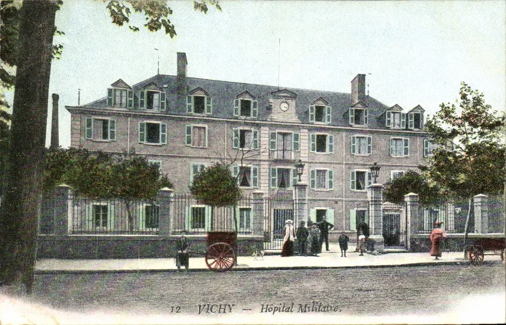 Vichy — Hôpital Militaire — éditeur inconnu, n° 12 - Recto