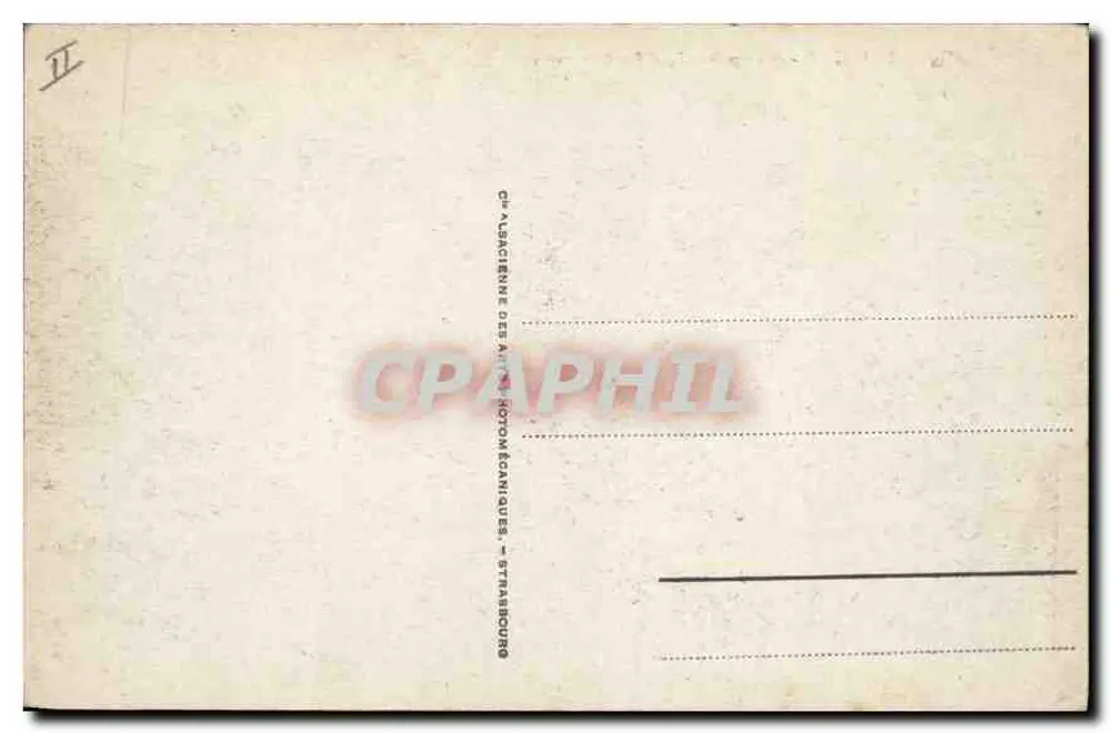 Vichy — Ansicht vom Hotel Astoria — Cie Alsacienne des Arts Photographiques, Straßburg - Rückseite