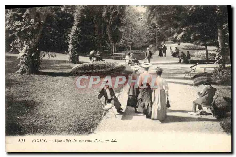 Vichy — Une allée du nouveau Parc — LL - Recto