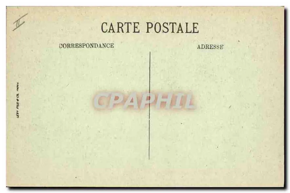 Vichy — Une allée du nouveau Parc — LL - Verso