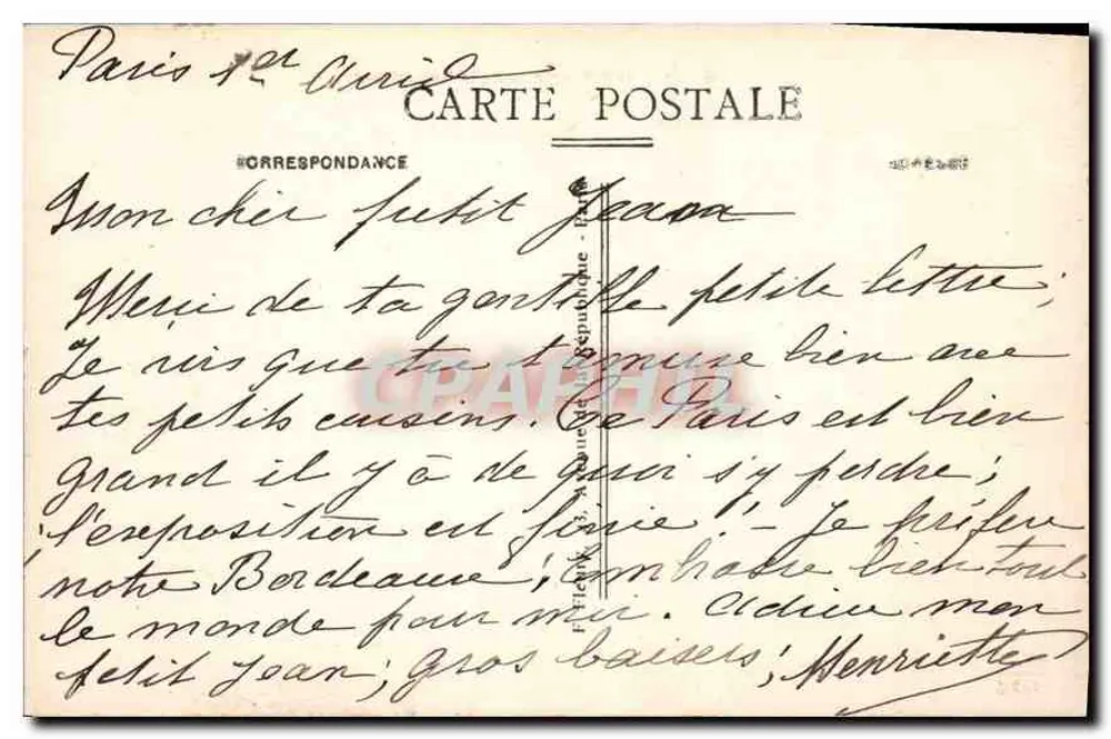 Place de la République — Paris — Tout Paris, n°143 - Verso