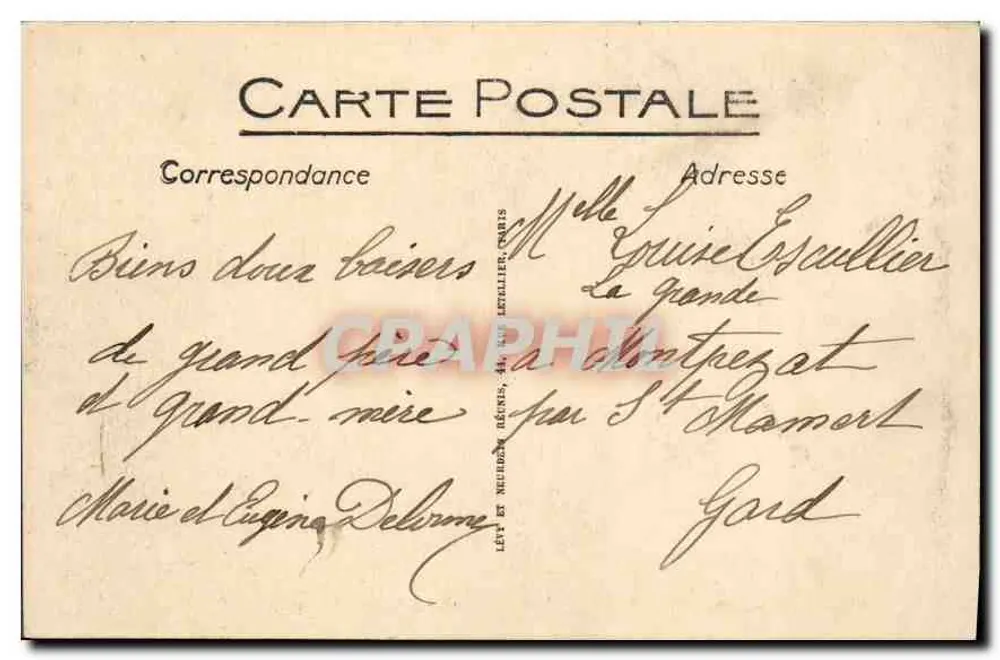 Paris - La Place de la Concorde et la Seine - L.I. - Éditeur Dollat Hard, n° 710 - Verso