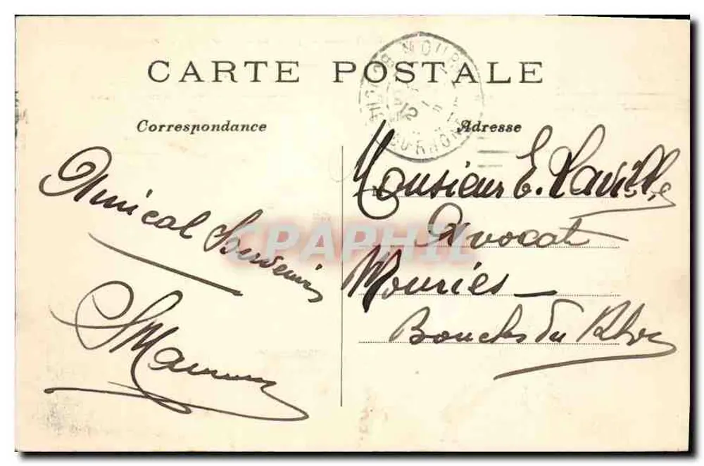 Paris — Vue Générale de la place de l'Étoile — C.M. n°8 - Verso