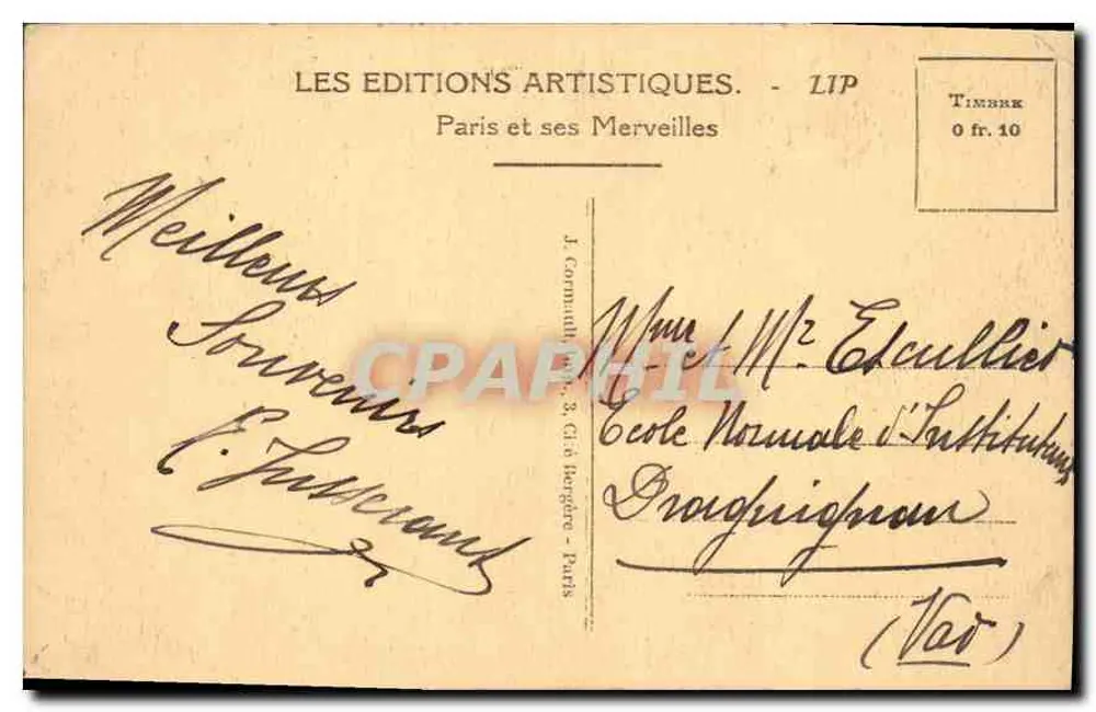 Paris - Notre-Dame - LIP - Verso