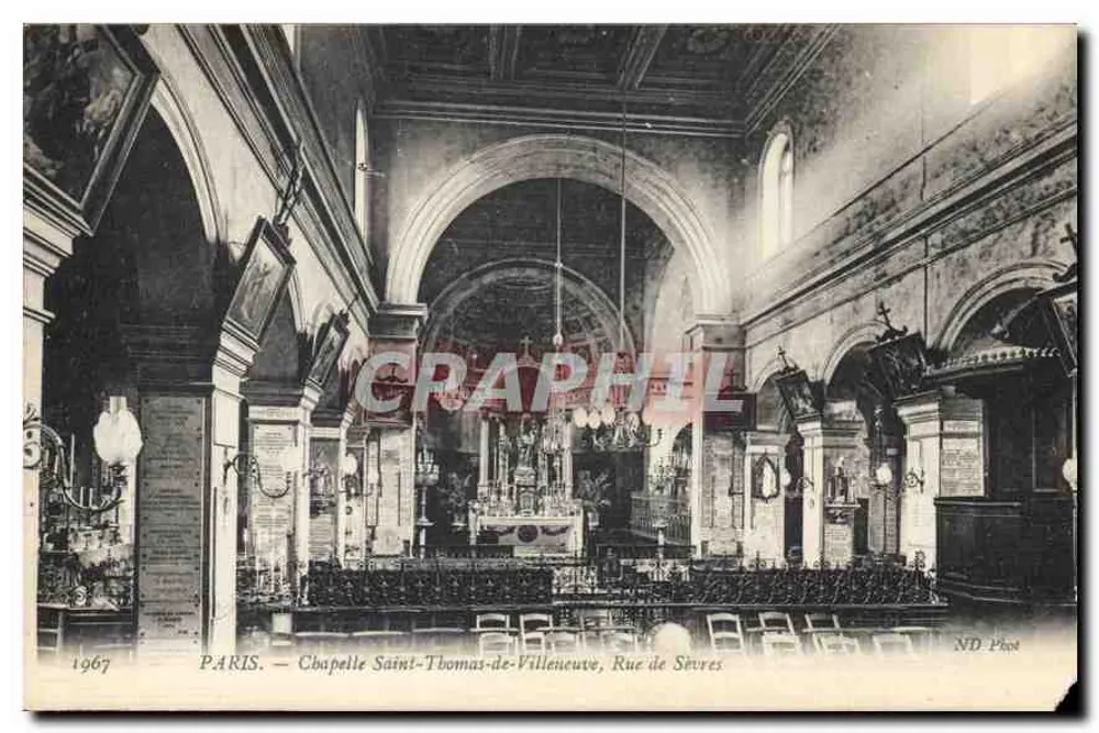 Paris — Neue Kapelle Saint-Thomas-de-Ville, Rue de Sèvres — ND Phot - Vorderseite