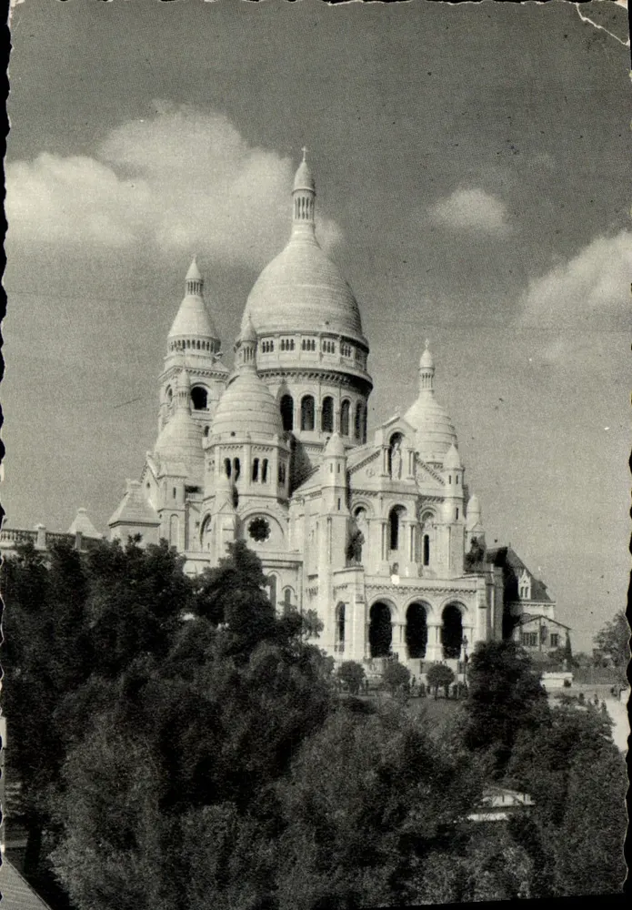 Basílica do Sagrado Coração — Paris — n°3155 - Frente