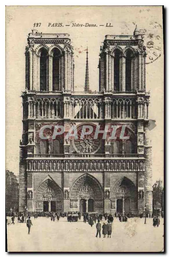 Paris — Notre-Dame — LL. — Editor LL, n° 197 - Frente