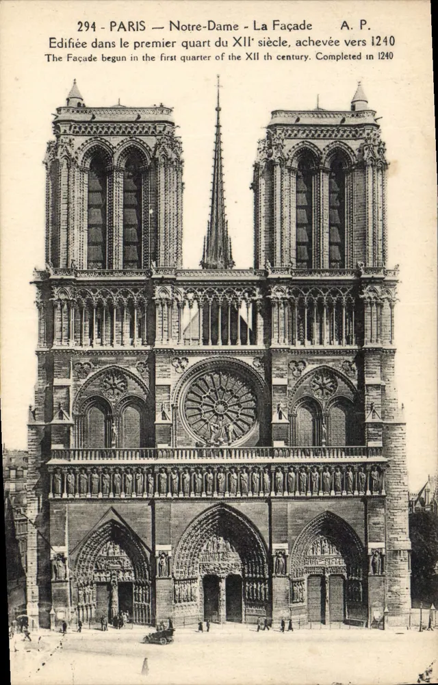 PARIS — Najświętsza Anna — Fronton — A. P. — n°294 - Awers