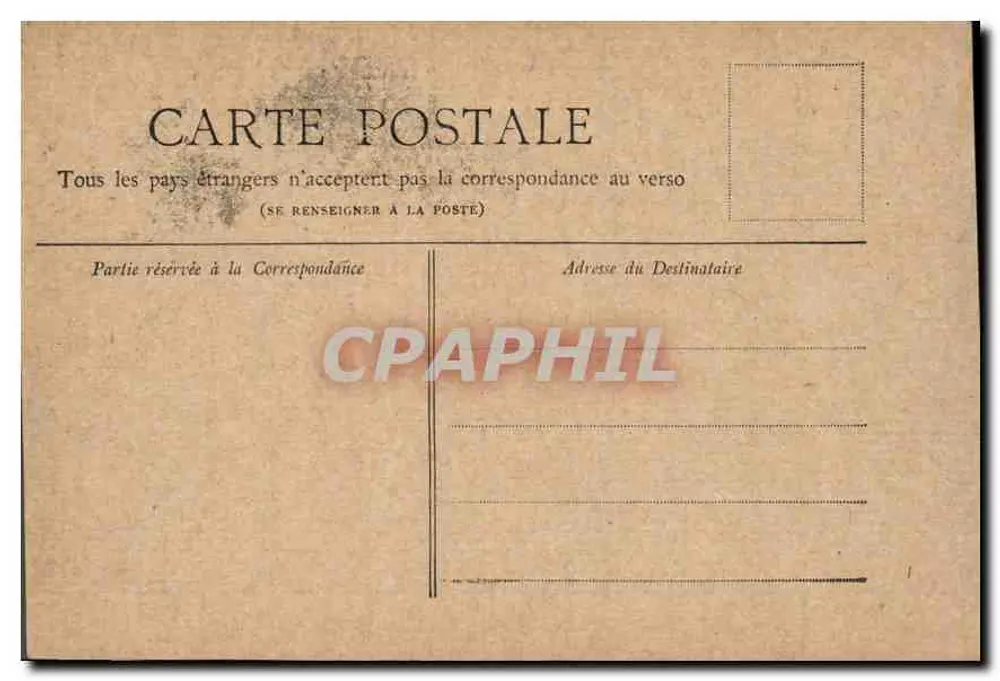 Paris — La Place du Théâtre Français — Collection Petit Journal - Verso