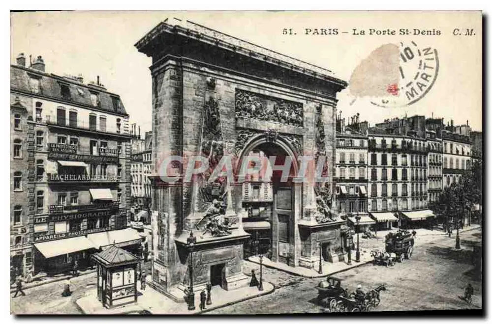 Paryż – La Porte Saint-Denis — C.M. n°51 - Awers