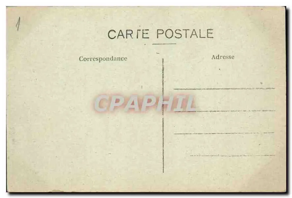 Paris — Ein Eckbereich des Tuileries-Gartens — C. M. - Rückseite