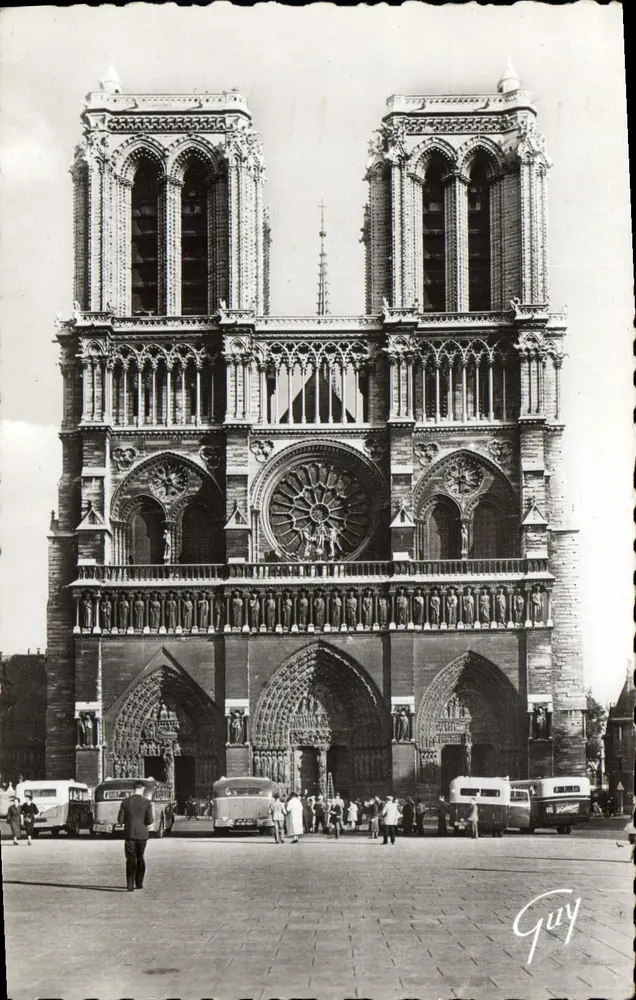 Kathedrale Notre-Dame — Paris — Éditions d'Art Guy - Vorderseite