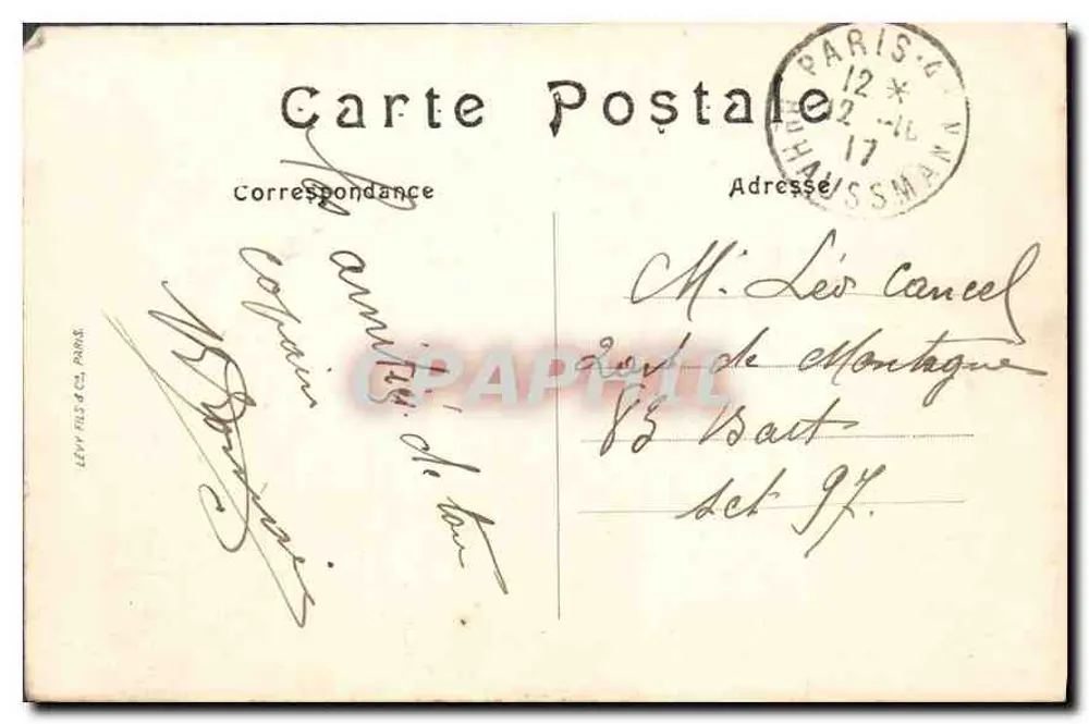 Parigi — L'Hotel de Ville — LL. — 1803 - Verso