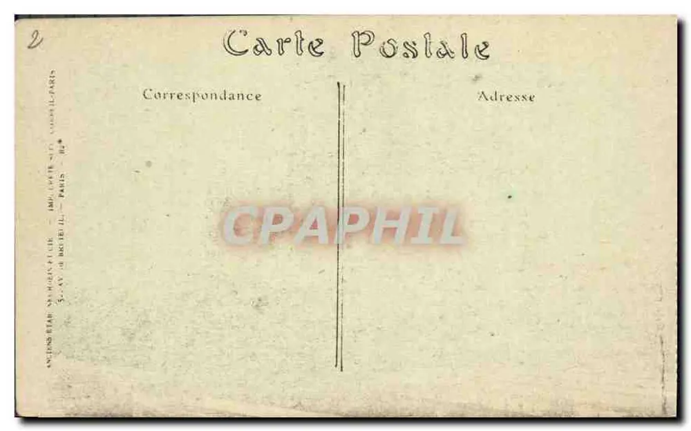 Paris — Ansicht der sieben Brücken von Saint-Gervais — JND Phot. - Rückseite
