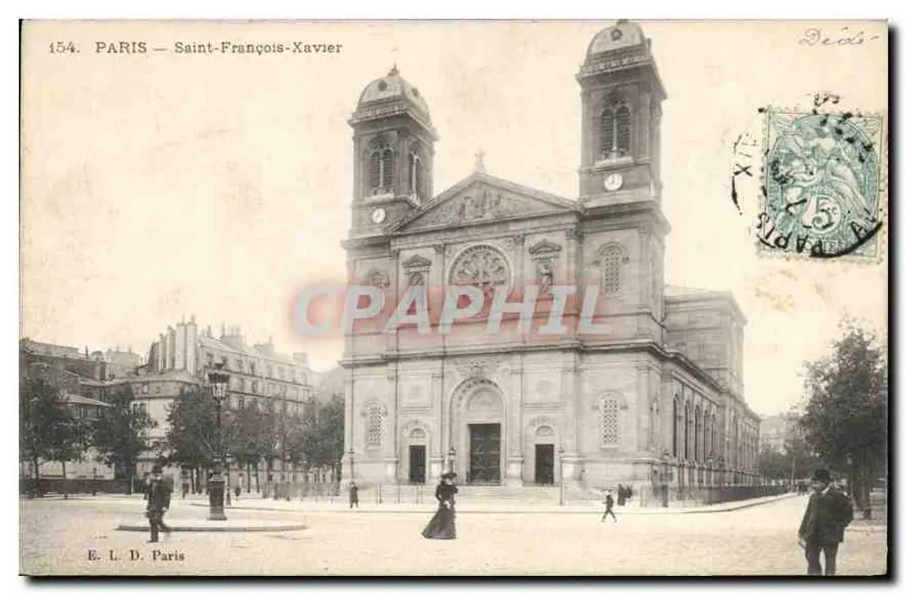 PARIJS — Sint Franciscus Xaverius — E. L. D. Parijs, n°154 - Voorkant