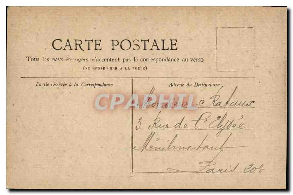 PARIS — A Place de la Nation — Coleção Petit Journal - Verso