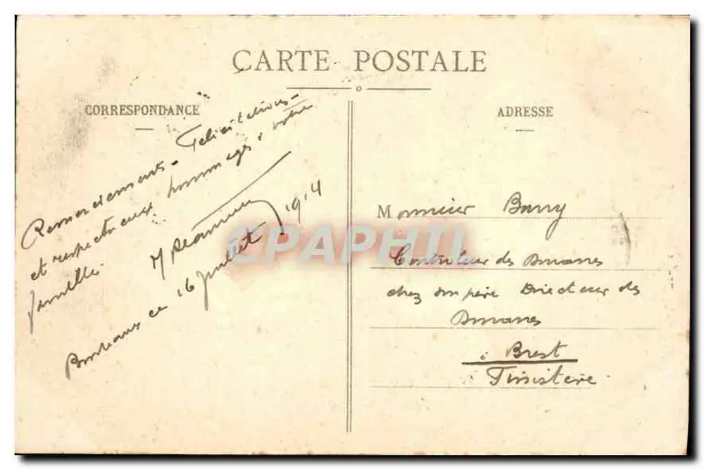 Paris - Igreja de Nossa Senhora — vista da fachada — editor não identificado, número de série 189 - Verso