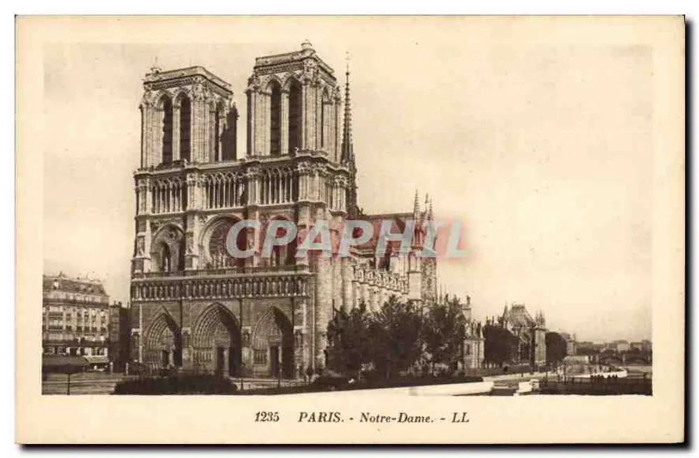 Paris - Notre-Dame - LL - 1235 - Frente