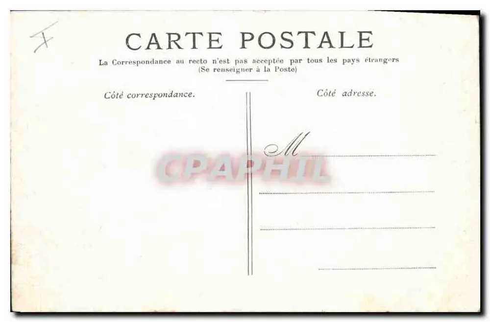 Paris — A Madeleine — editor não identificado - Verso