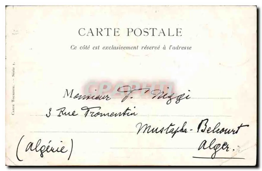 Kościół Świętego Etienne-du-Mont — Paryż — Wydawca Carte Tourmente, seria 1 - Rewers