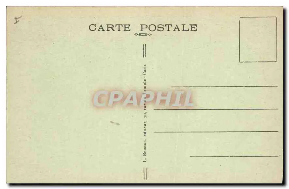 पेरिस (8e) — एस्टोइल के ट्रियंफ के आर्क — एडिटर एल. बोंसन, पेरिस - पीछे