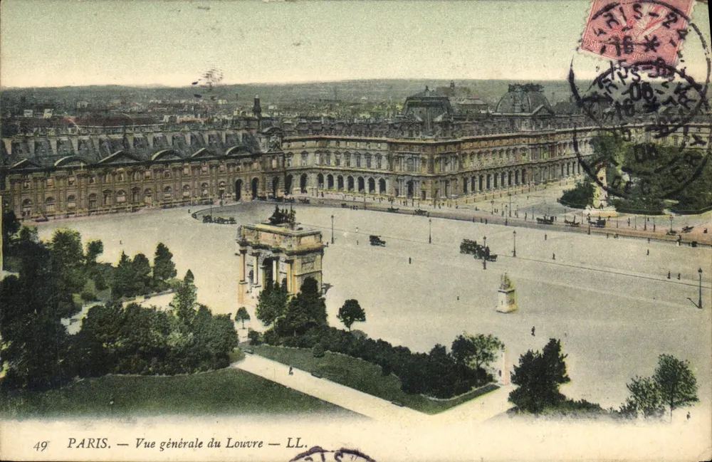 Parijs — Algemene uitzicht op het Louvre — LL. — n°49 - Voorkant