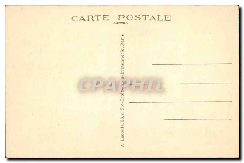 Paris — O Túmulo de Napoleão I nos Inválidos — n° 82 - Verso