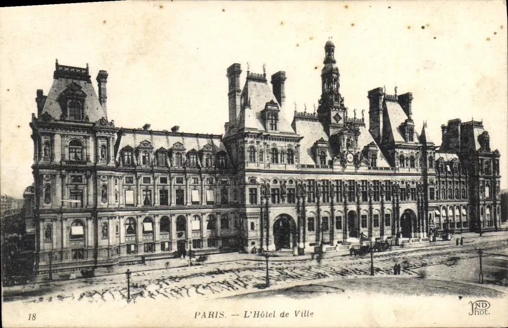 PARIS — The City Hall — IND Phot. No. 18 - Front