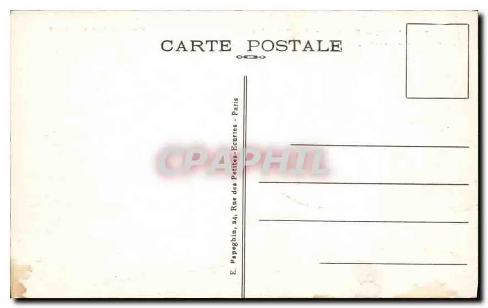 Paris — Panorama der Tuileries und des Arc de Triomphe du Carrousel — A. P. - Rückseite