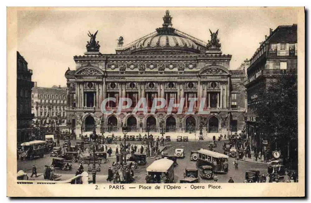 Paris — Place de l'Opéra — Opera Place - Frente