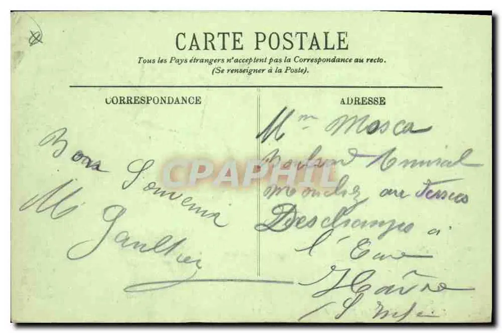 PARIS — As Ruínas da Bastilha — LL. n° 3296 - Verso