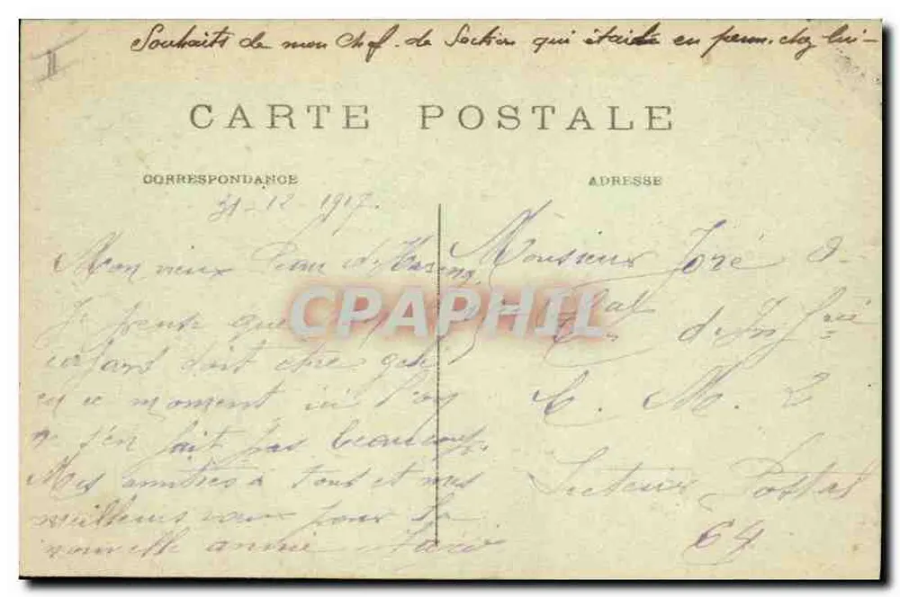 Paris (10e arrt) — A Estação Norte — C. M. n° 557 - Verso