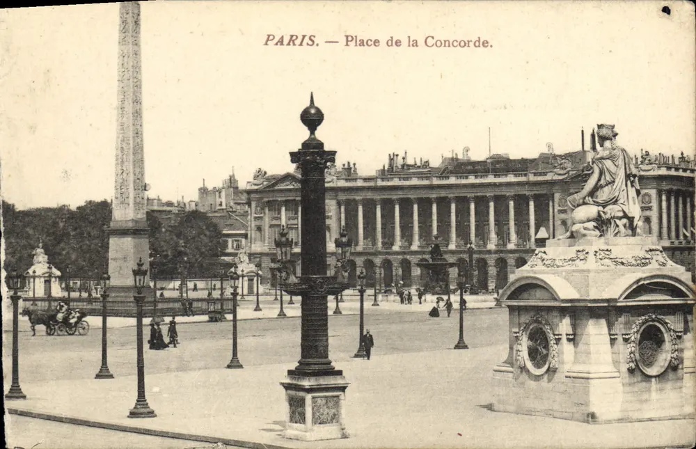 Paris — Place de la Concorde — editor não identificado - Frente