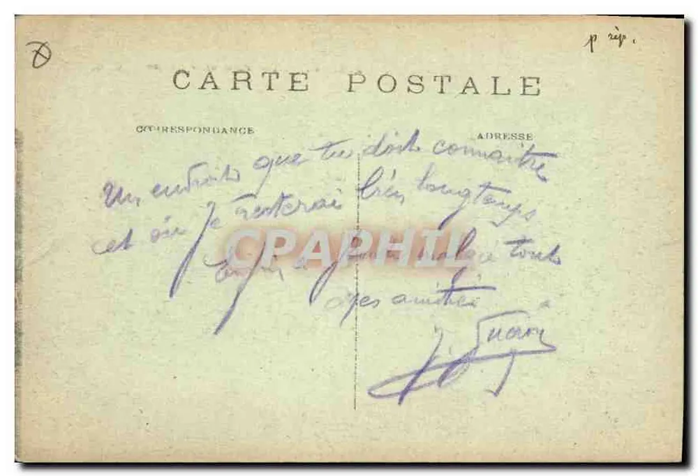 Parijs — Place de la Nation — C.M. n°216 - Achterkant