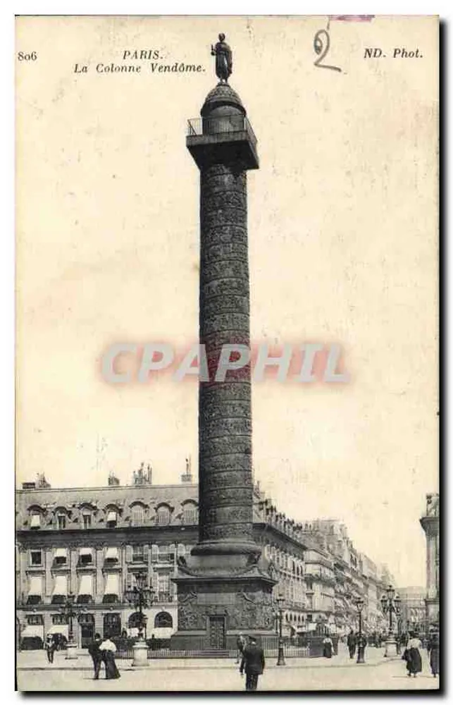 Paris — La Colonne Vendôme — ND. Phot. - Frente