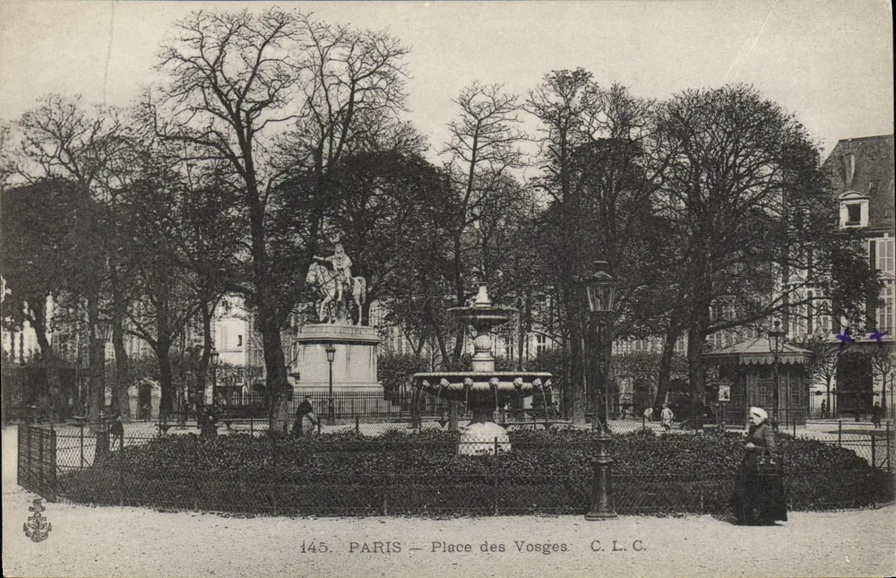Paris — Place des Vosges — C.L.C. n°145 - Frente