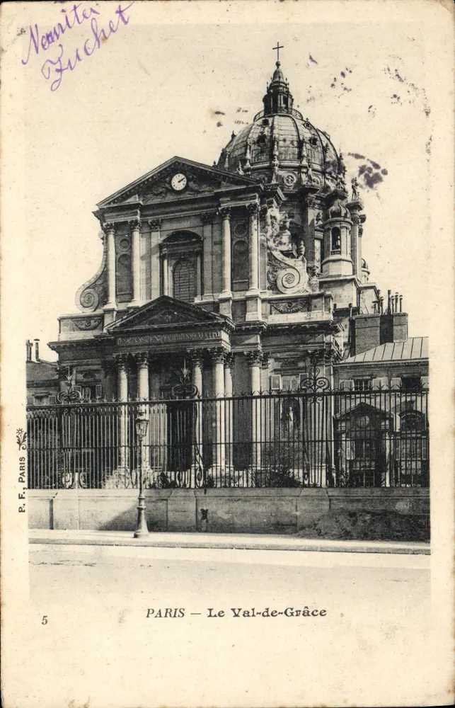 PARIS — O Val-de-Grâce — R.F. Paris, n°5 - Frente