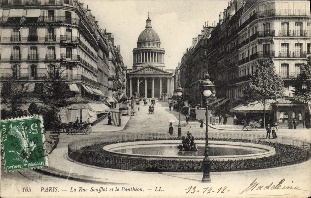 Paris — La Rue Soufflot und der Panthéon — LL. n°165 - Vorderseite