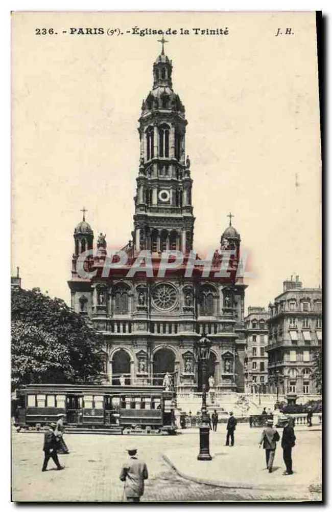 Paris (9e) — Igreja da Trindade — J.H. n°236 - Frente