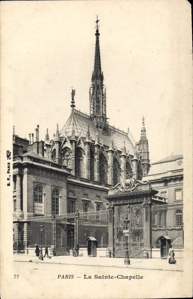 PARIS — A Capela Santa — B. F., Paris, n° 77 - Frente