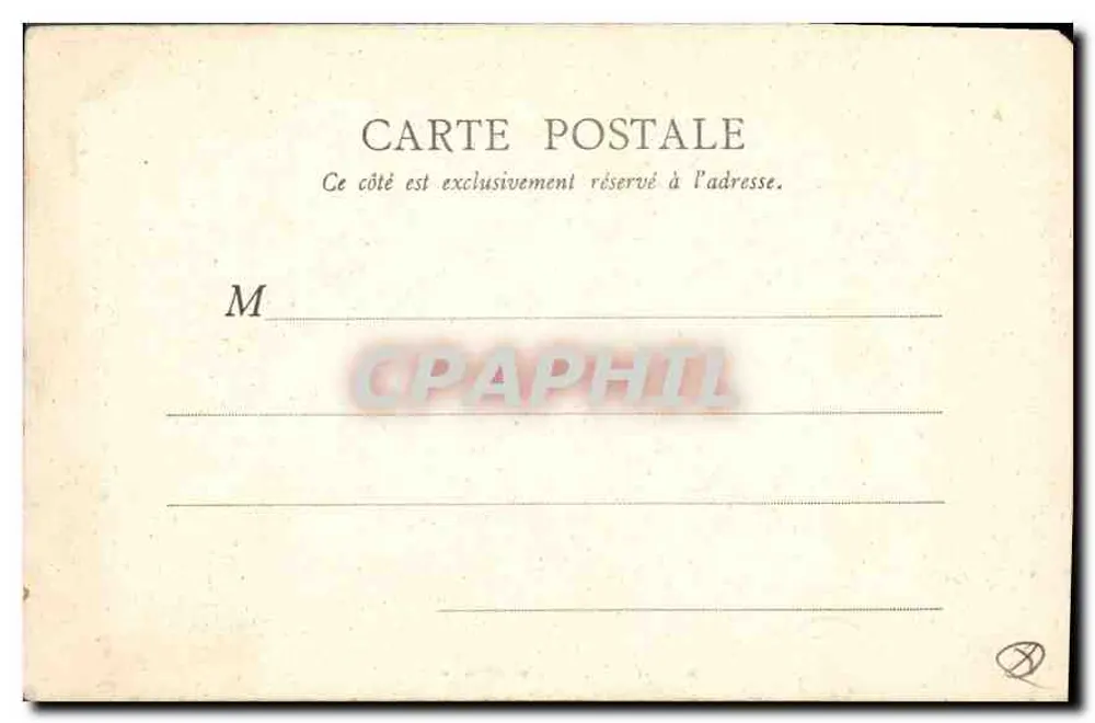 PARIS — A Capela Santa — B. F., Paris, n° 77 - Verso