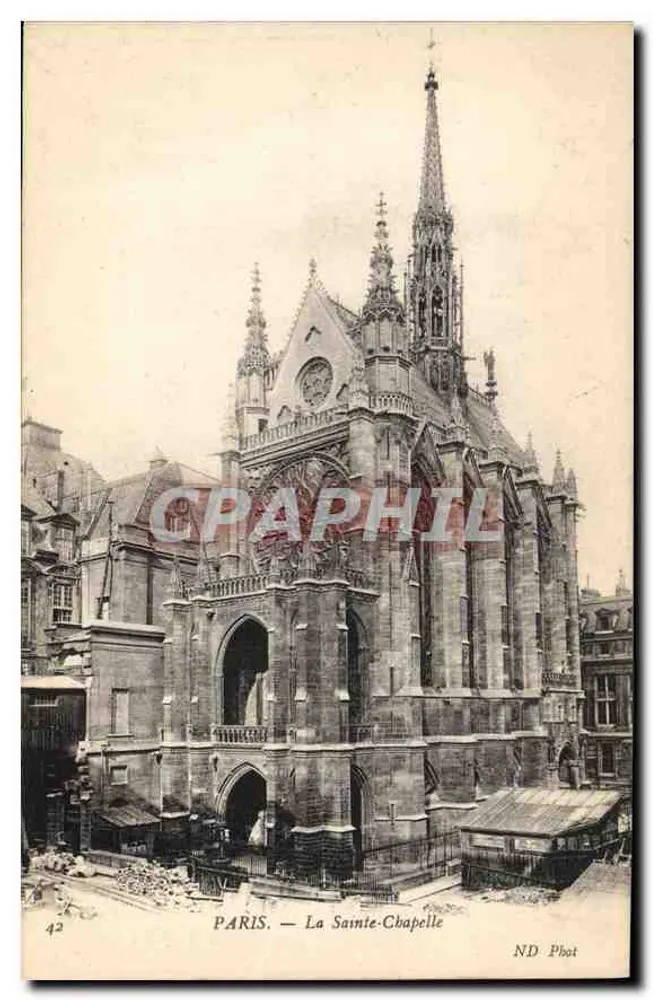 Paris — A Santa Capela — ND Phot - Frente