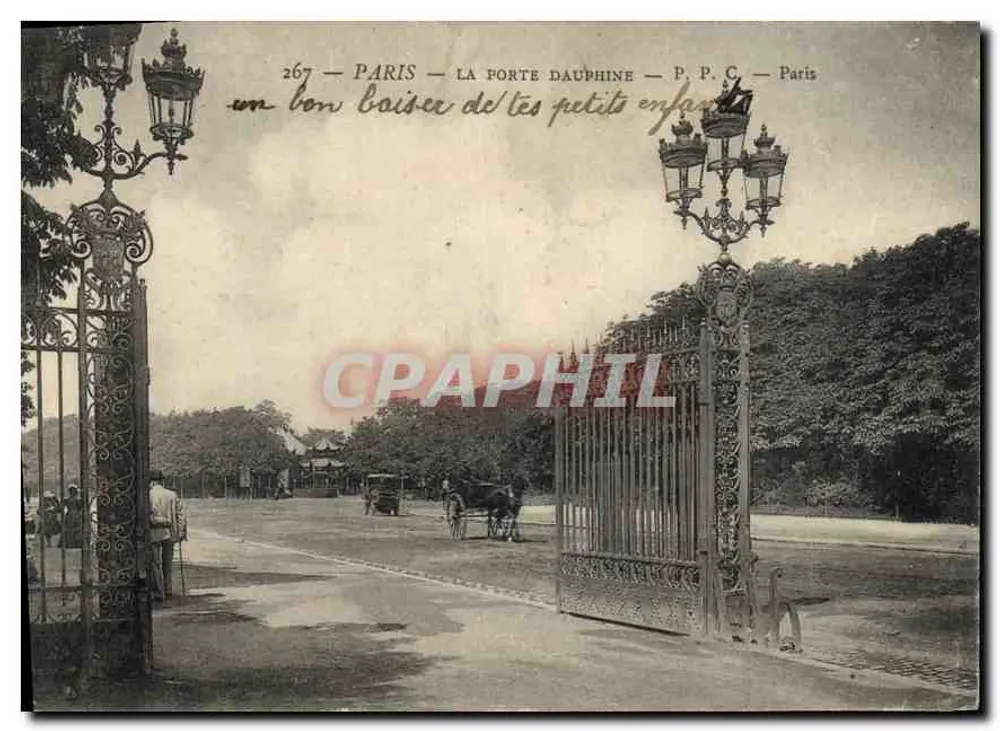 Paris — A Porte Dauphine — P.P.C. Paris - Frente