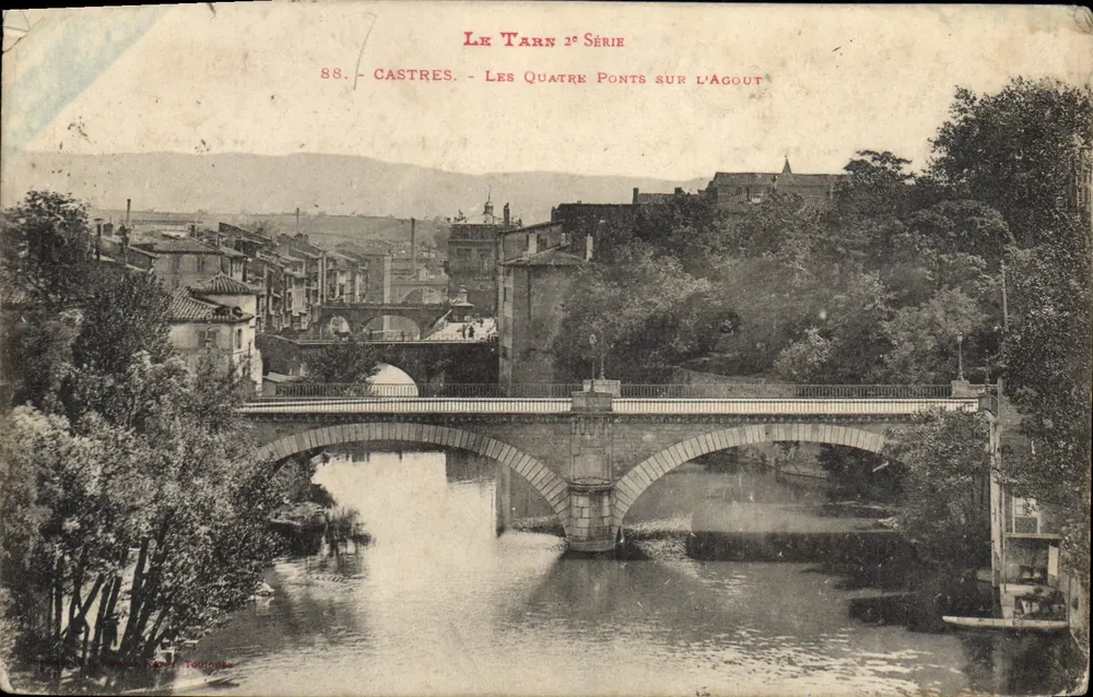 Castres — Die vier Brücken über den Agout — Le Tarn 2e Série - Vorderseite
