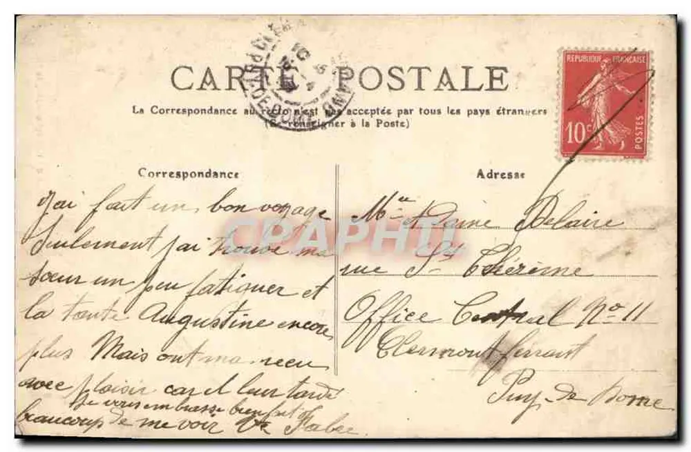 MENDE - Interno della Cattedrale, il Coro — Editore non identificato, numero di serie 190 - Verso